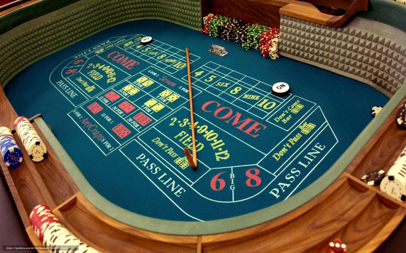 GENERAL RULES FOR PLAYING CRAPS