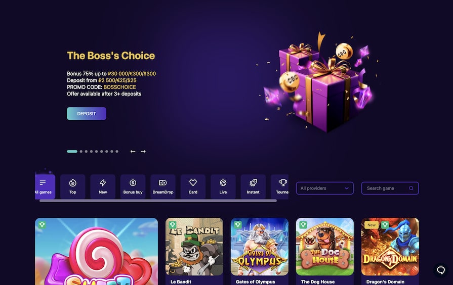 Cryptoboss Casino Review